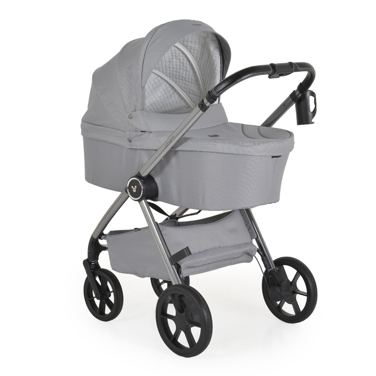 Cangaroo Unique Silver Cloud 3-in-1 Kinderwagen incl. i-Size Autostoel