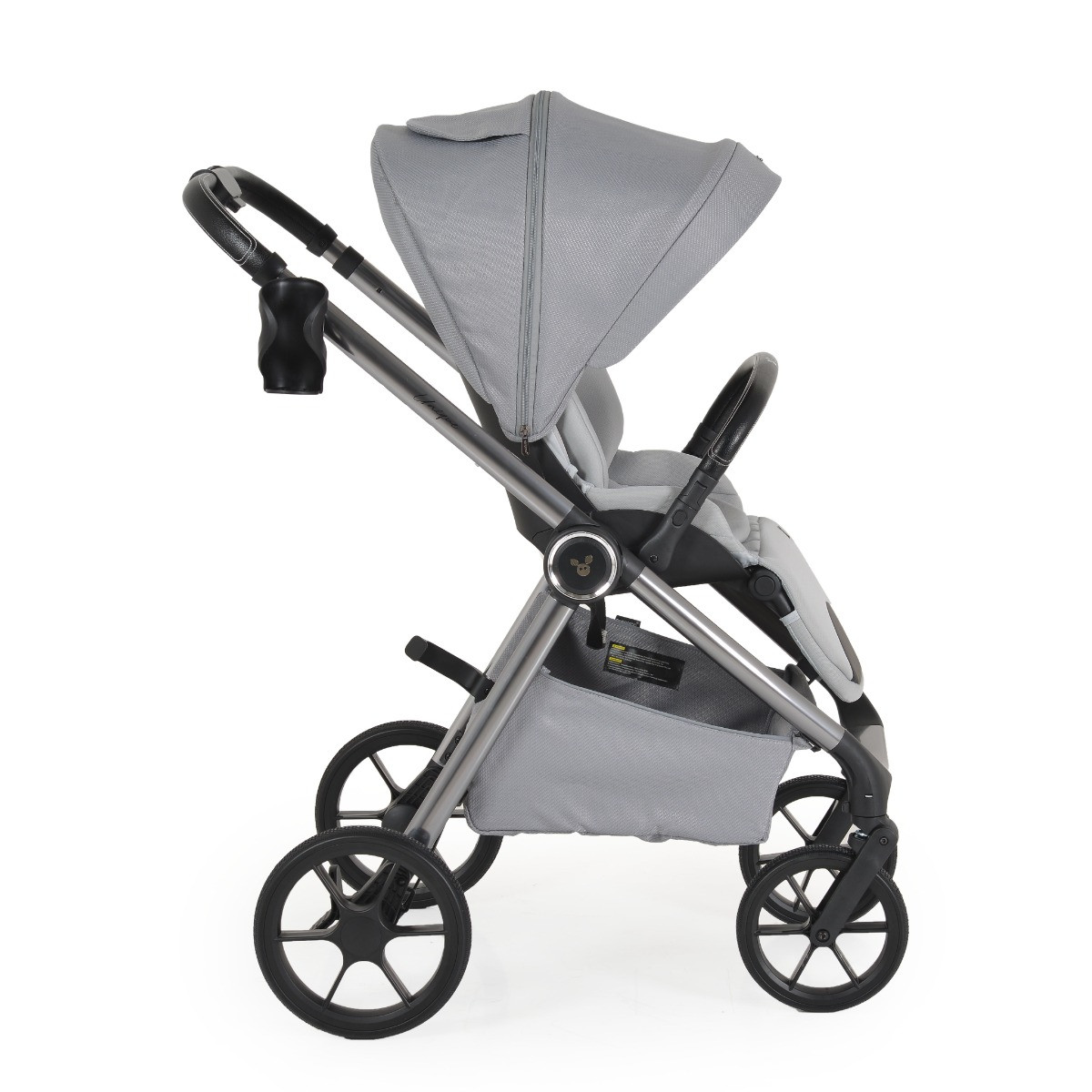 Cangaroo Unique Silver Cloud 3-in-1 Kinderwagen incl. i-Size Autostoel