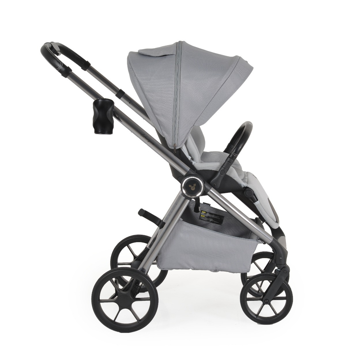 Cangaroo Unique Silver Cloud 3-in-1 Kinderwagen incl. i-Size Autostoel