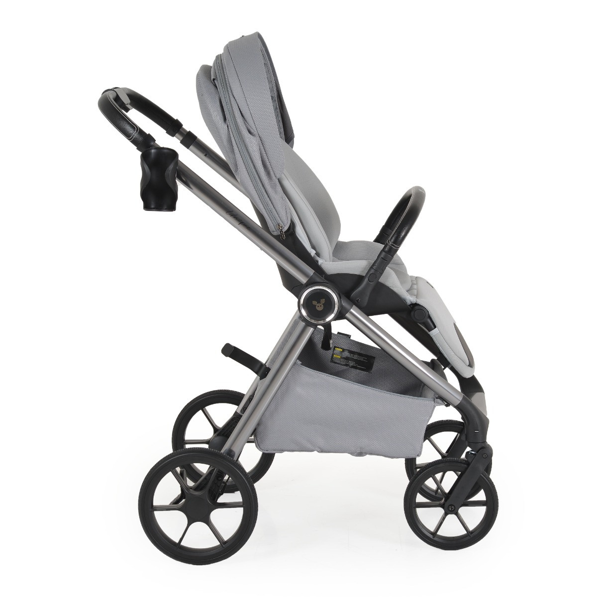 Cangaroo Unique Silver Cloud 3-in-1 Kinderwagen incl. i-Size Autostoel