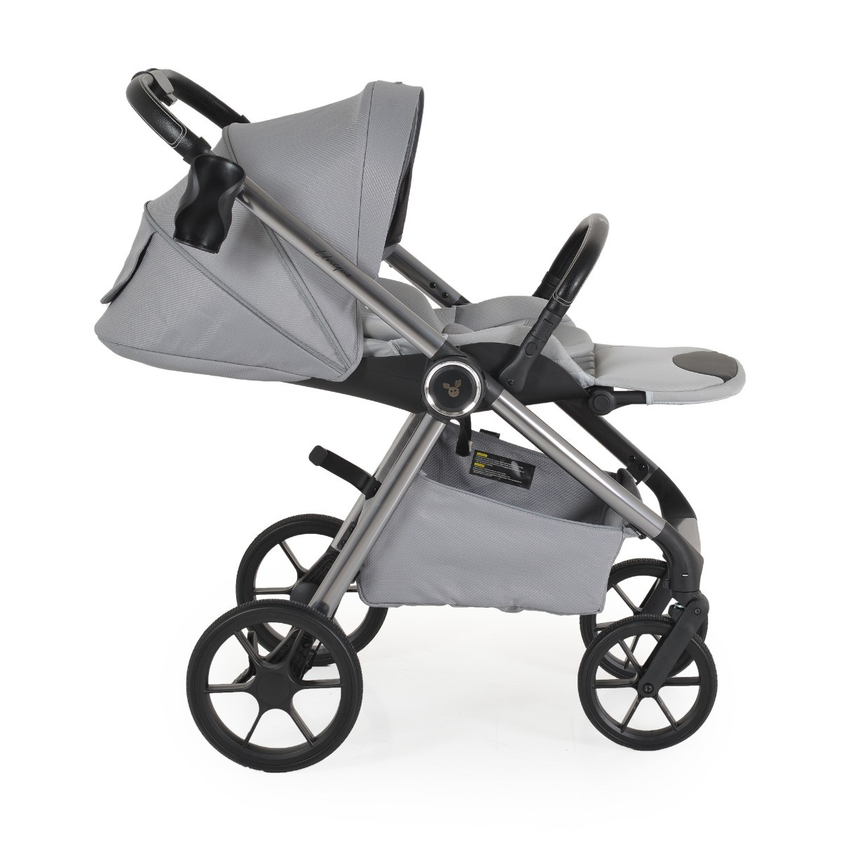 Cangaroo Unique Silver Cloud 3-in-1 Kinderwagen incl. i-Size Autostoel