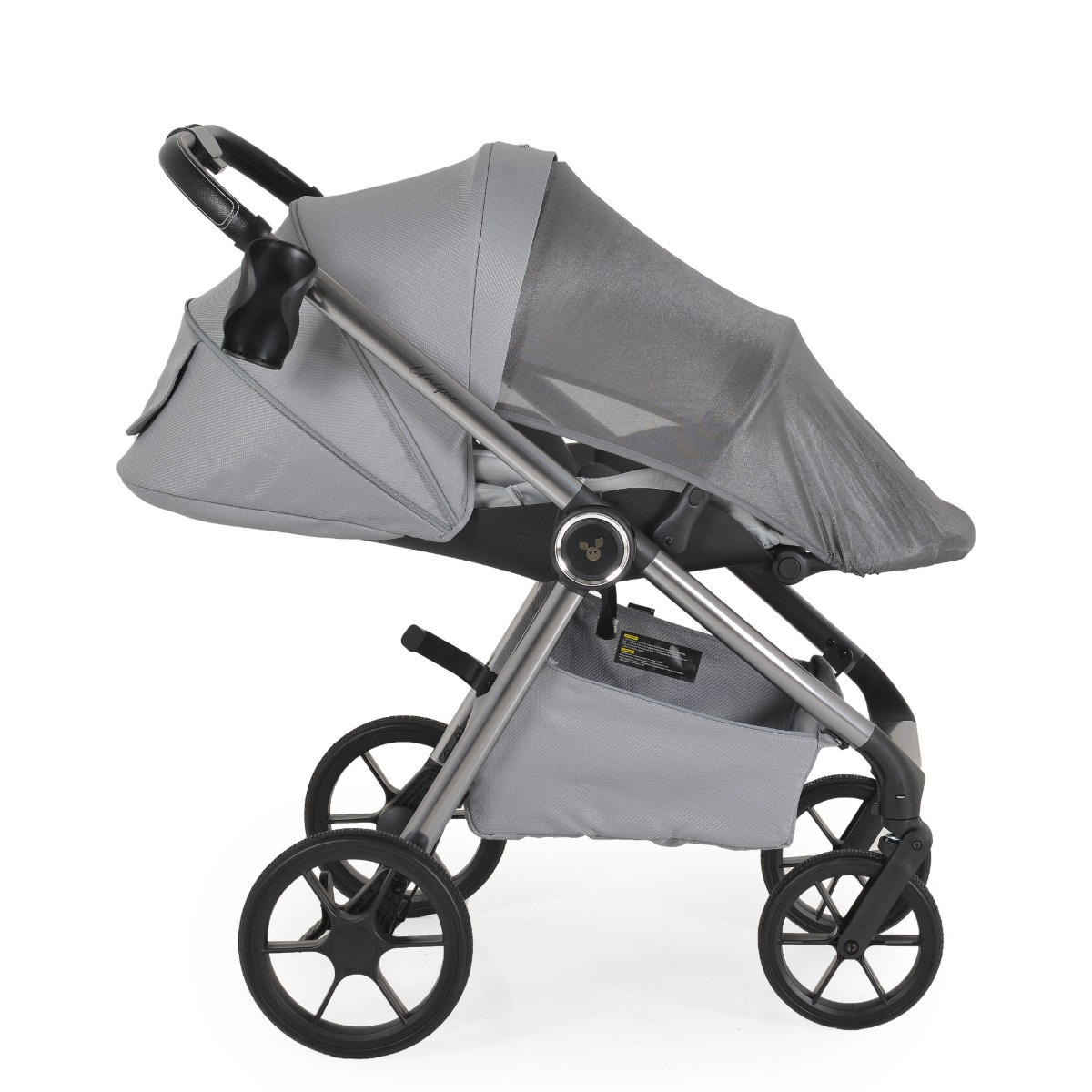 Cangaroo Unique Silver Cloud 3-in-1 Kinderwagen incl. i-Size Autostoel