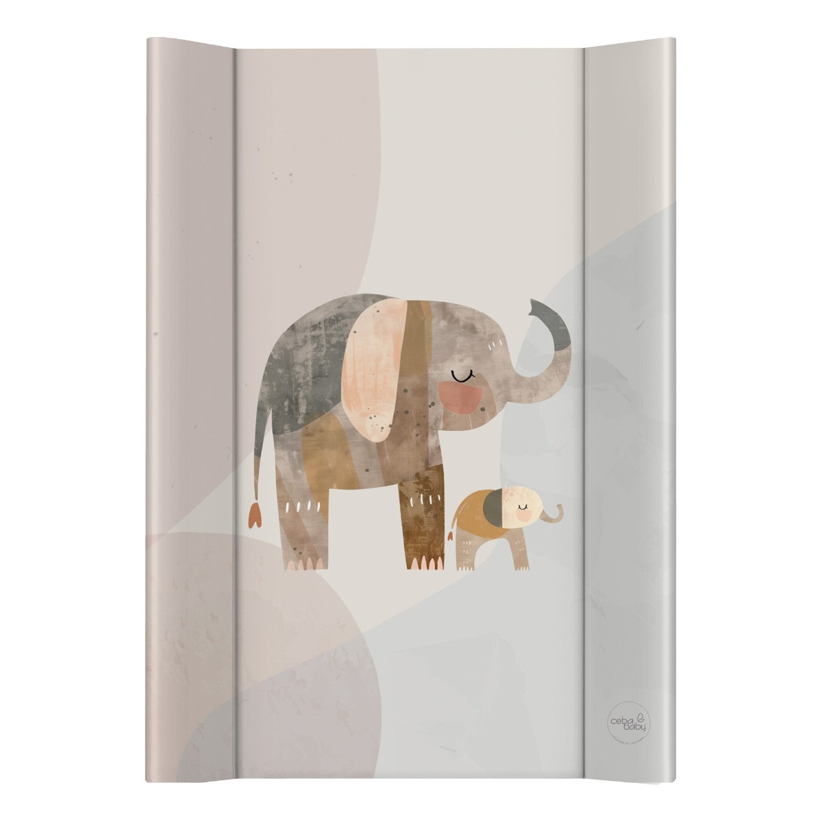 Ceba Basic Elephant Family 50 x 70 cm Zacht Aankleedkussen