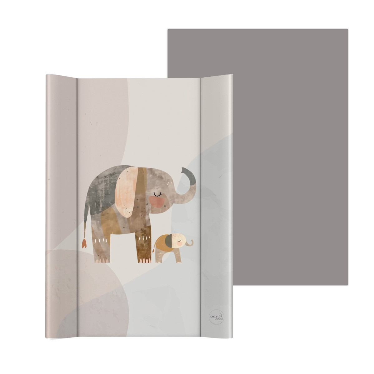 Ceba Basic Elephant Family 50 x 70 cm Zacht Aankleedkussen