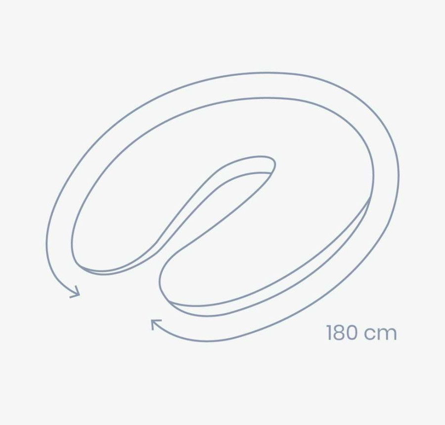 Doomoo Buddy Cloudy Kaki Voedingskussen