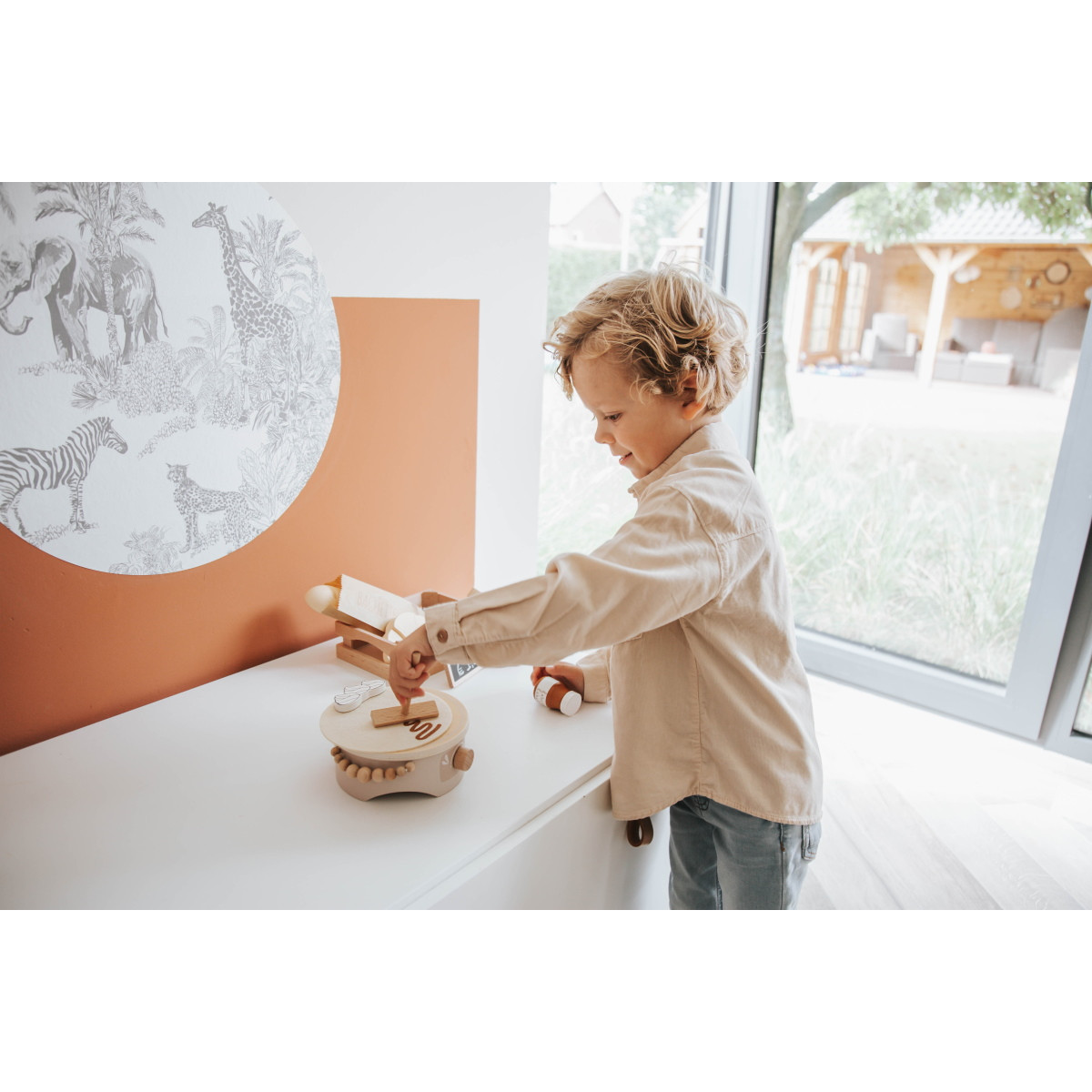 Label Label Nougat Houten Crepe Maker