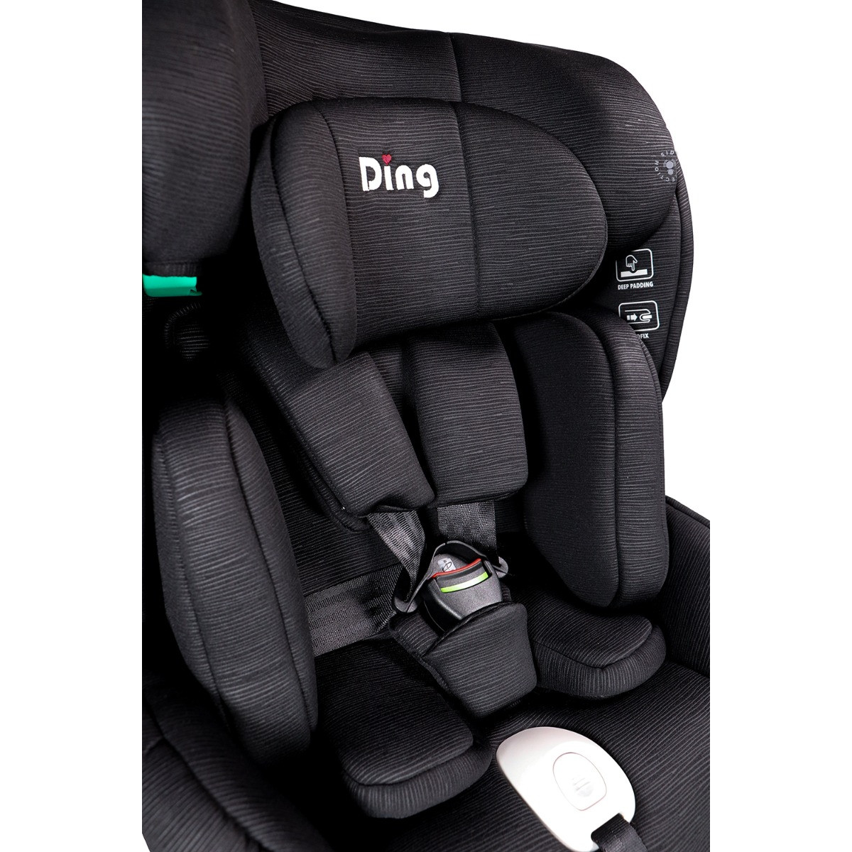 Ding Fynn Black 40-150 cm 360° i-Size Autostoel