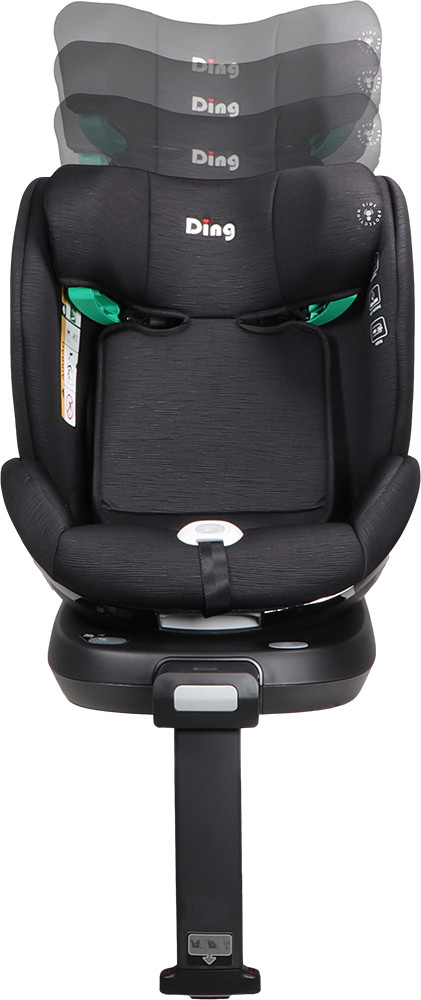 Ding Fynn Black 40-150 cm 360° i-Size Autostoel