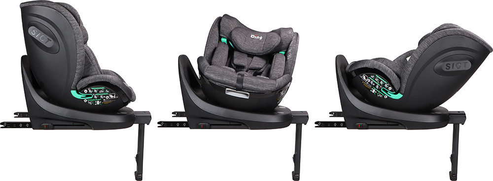 Ding Fynn Grey 40-150 cm 360° i-Size Autostoel