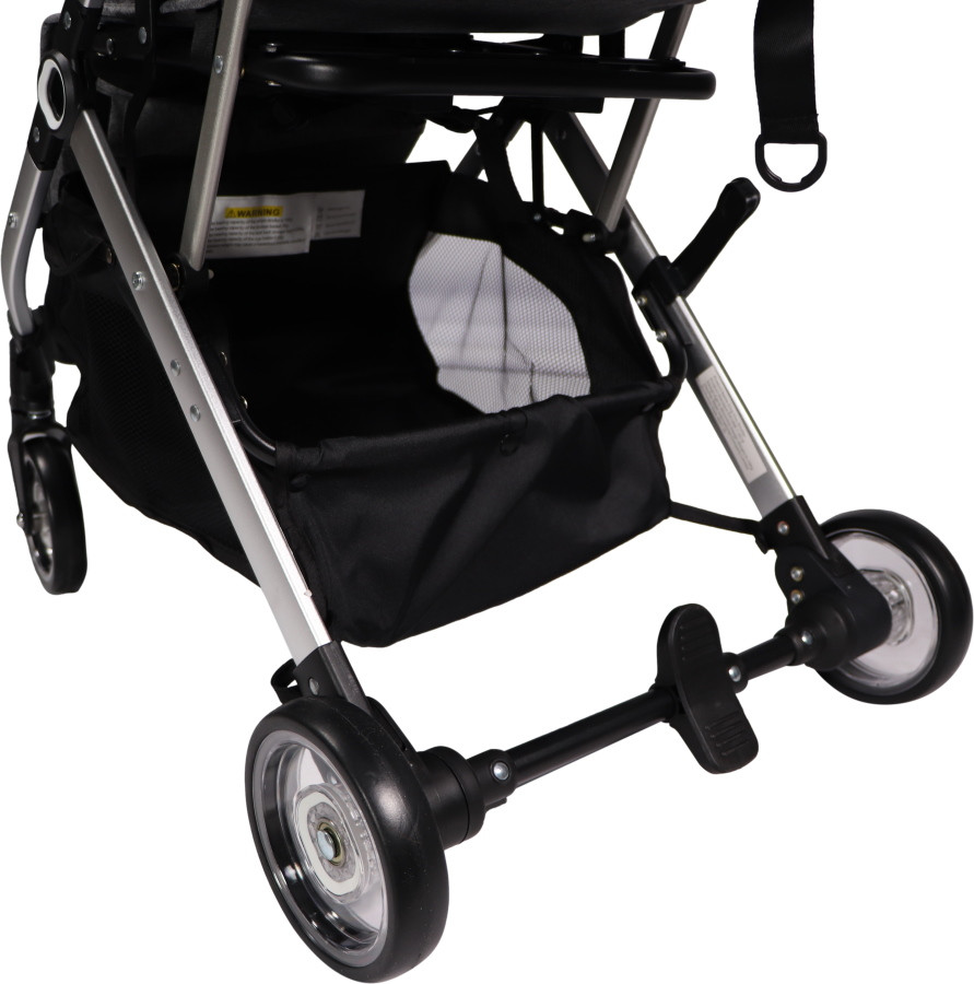 Ding Vivo Grey/Silver Wandelwagen