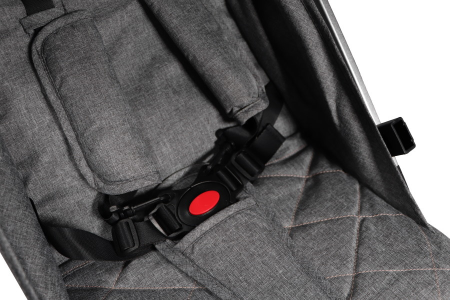 Ding Vivo Grey/Silver Wandelwagen