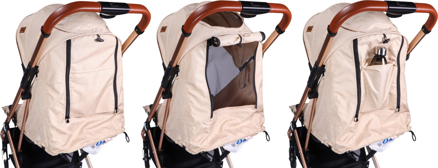 Ding Vivo Beige/Rose Wandelwagen