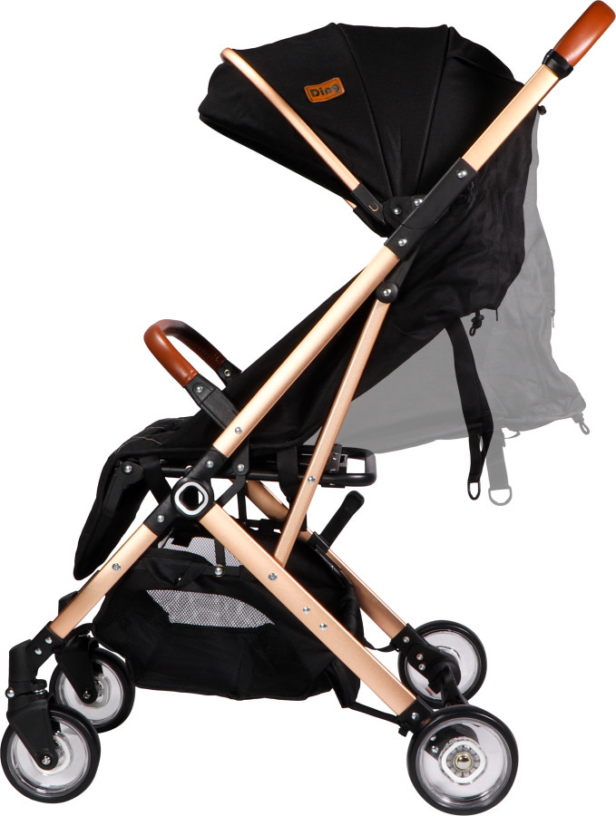 Ding Vivo Black/Rose Wandelwagen