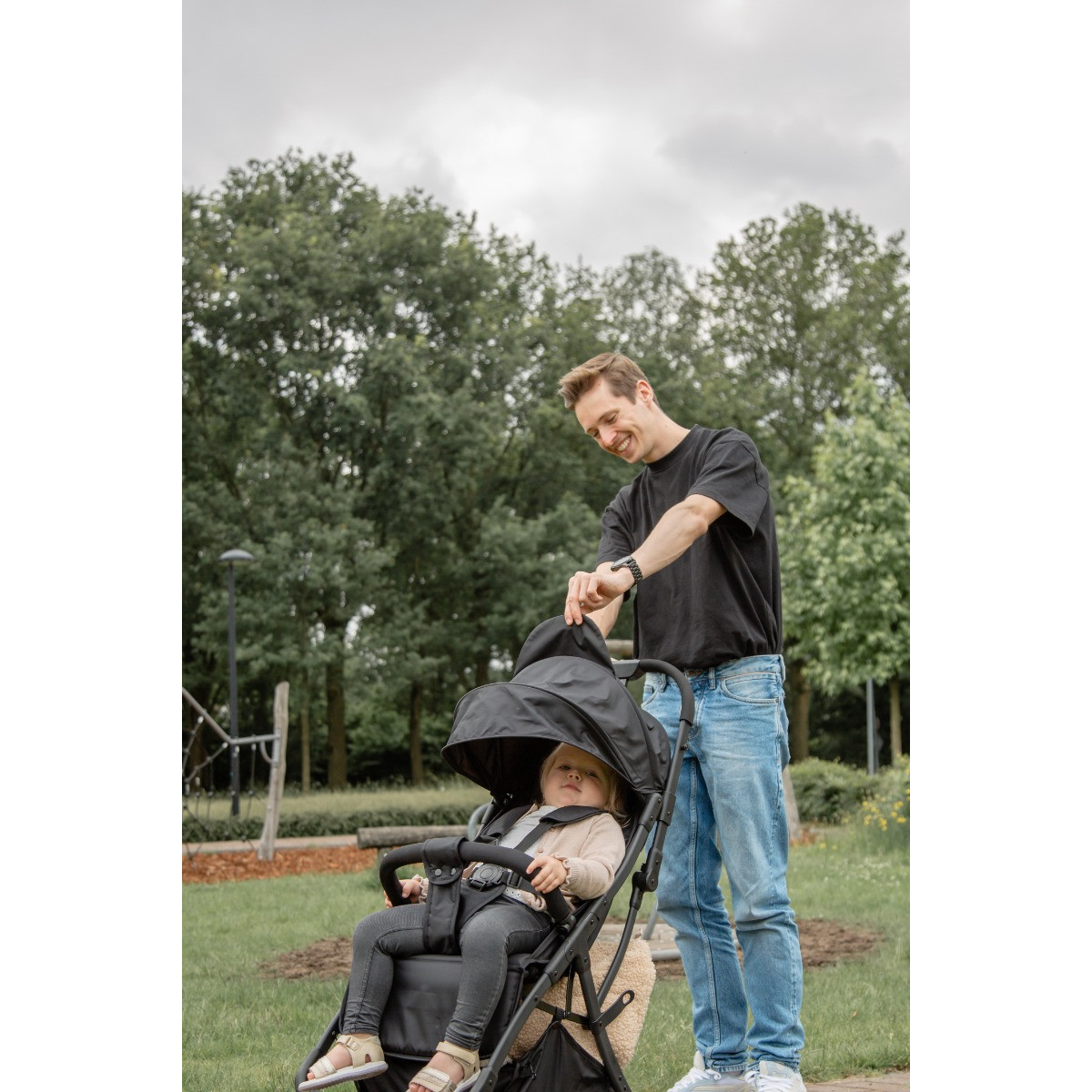 Ding Remi Forest Green Wandelwagen