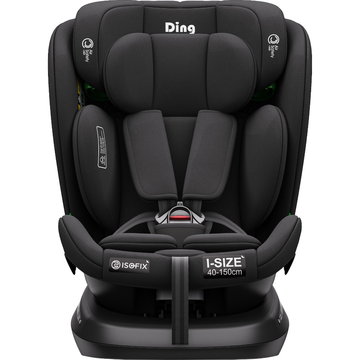 Ding Aiden Black 40-150 cm 360° i-Size Autostoel