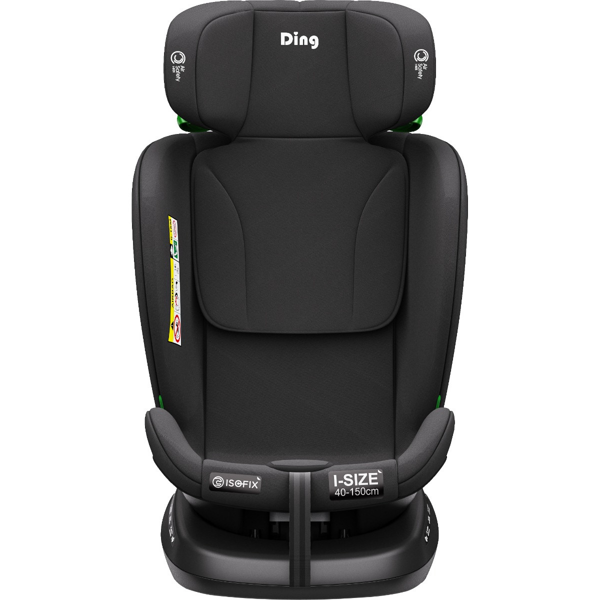 Ding Aiden Black 40-150 cm 360° i-Size Autostoel