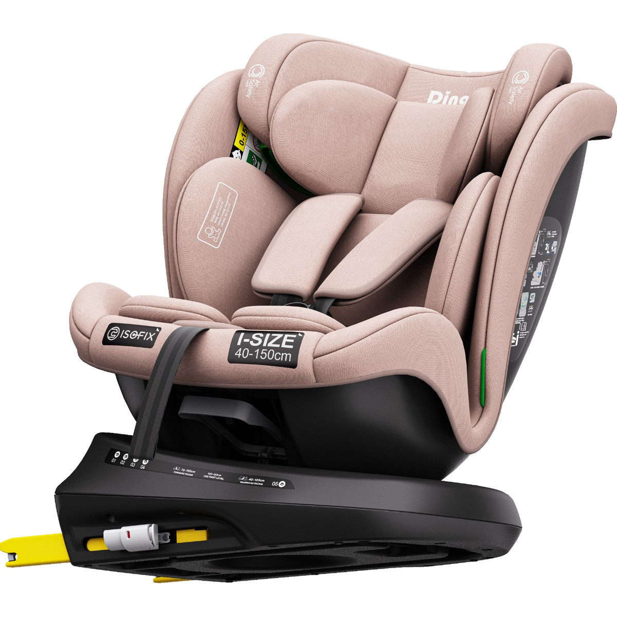 Ding Aiden Pink 40-150 cm 360° i-Size Autostoel