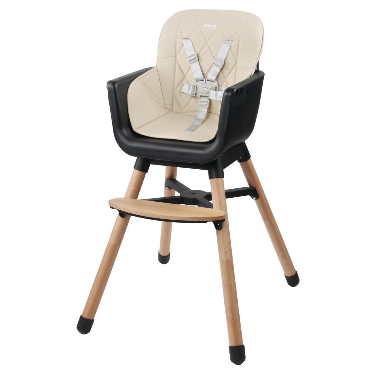 Ding Daily Beige Houten Kinderstoel