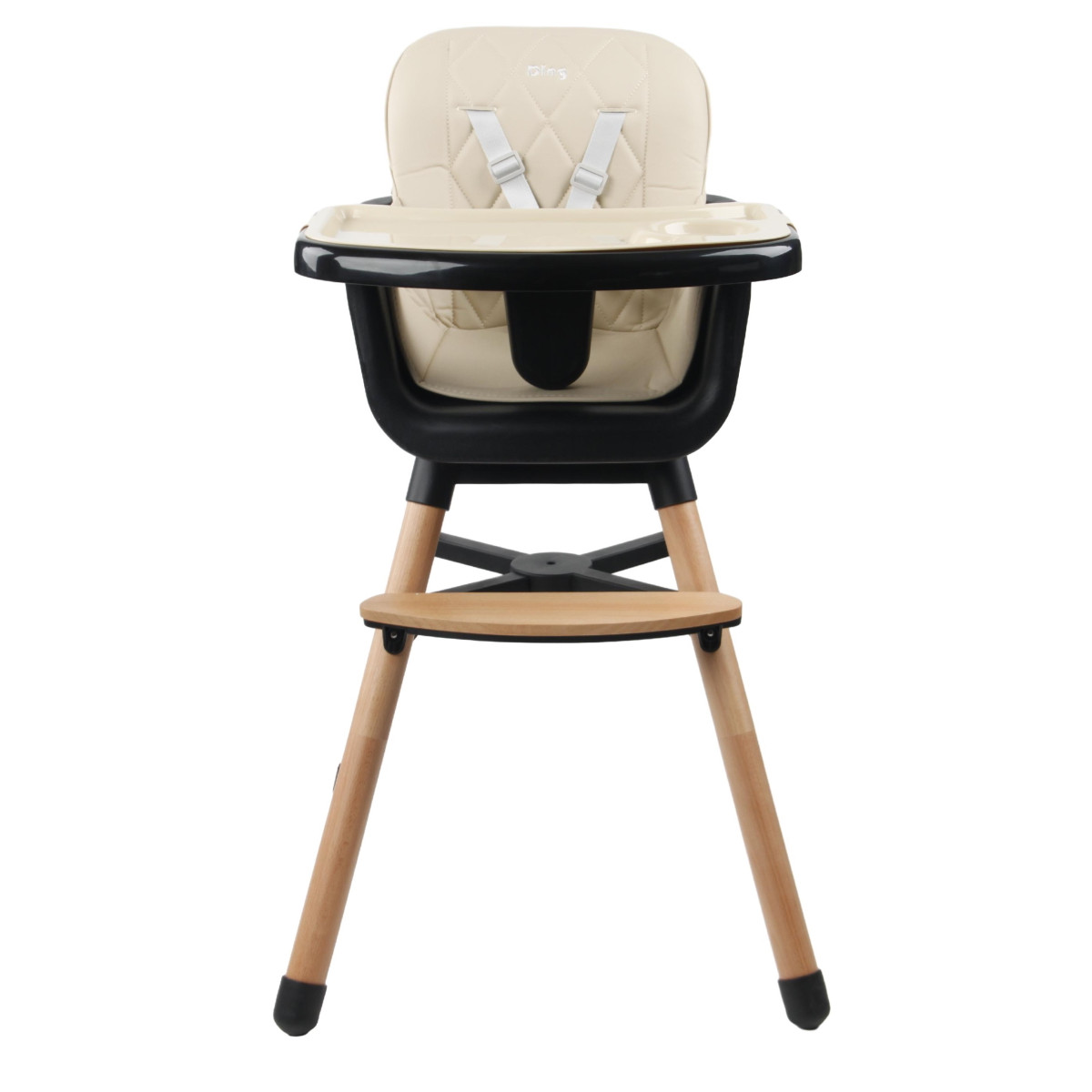 Ding Daily Beige Houten Kinderstoel