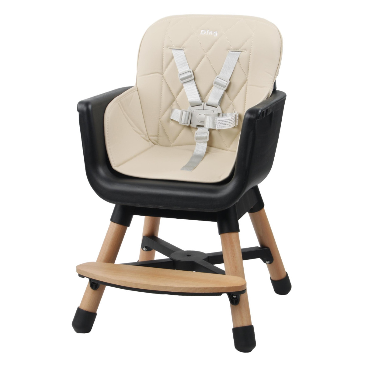 Ding Daily Beige Houten Kinderstoel