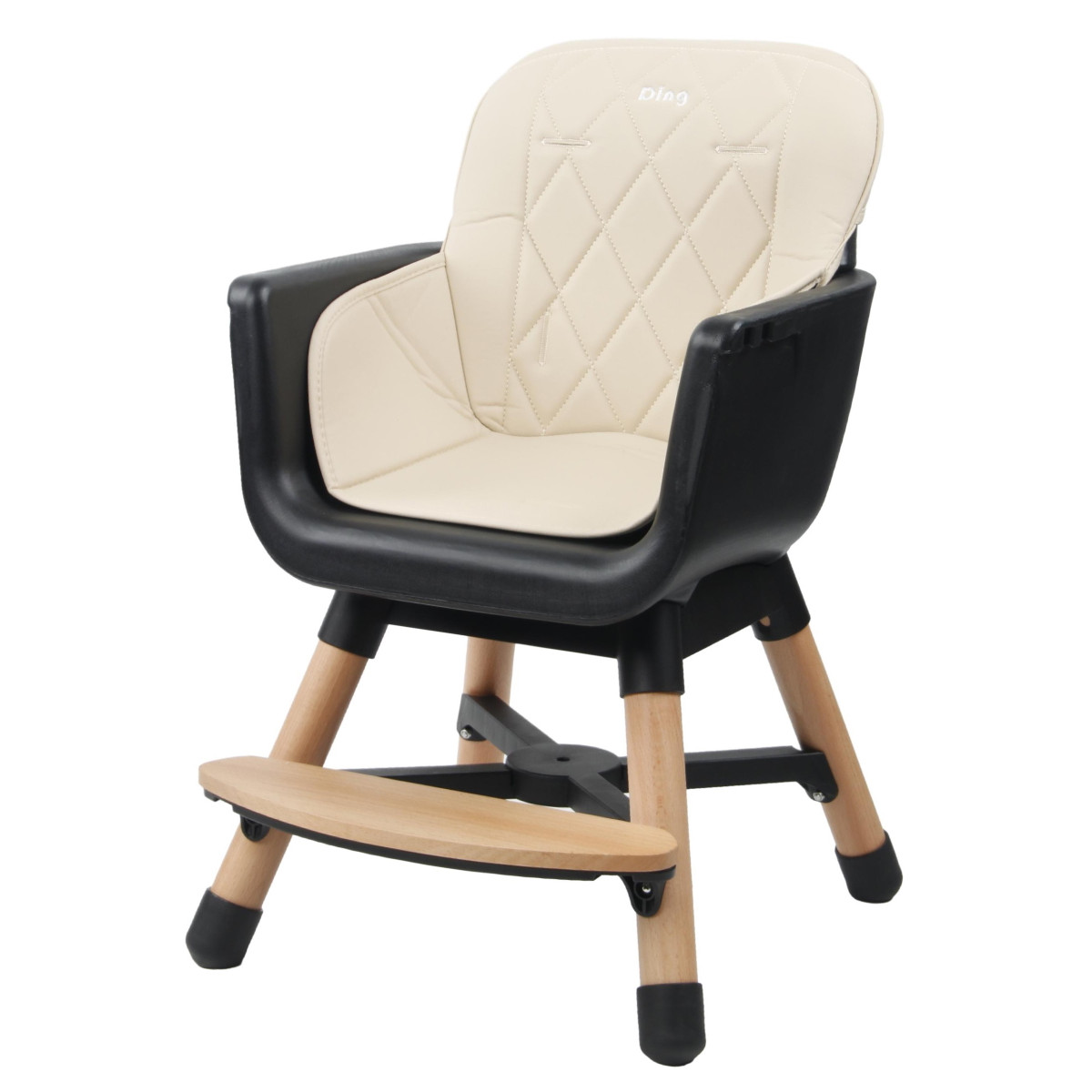 Ding Daily Beige Houten Kinderstoel