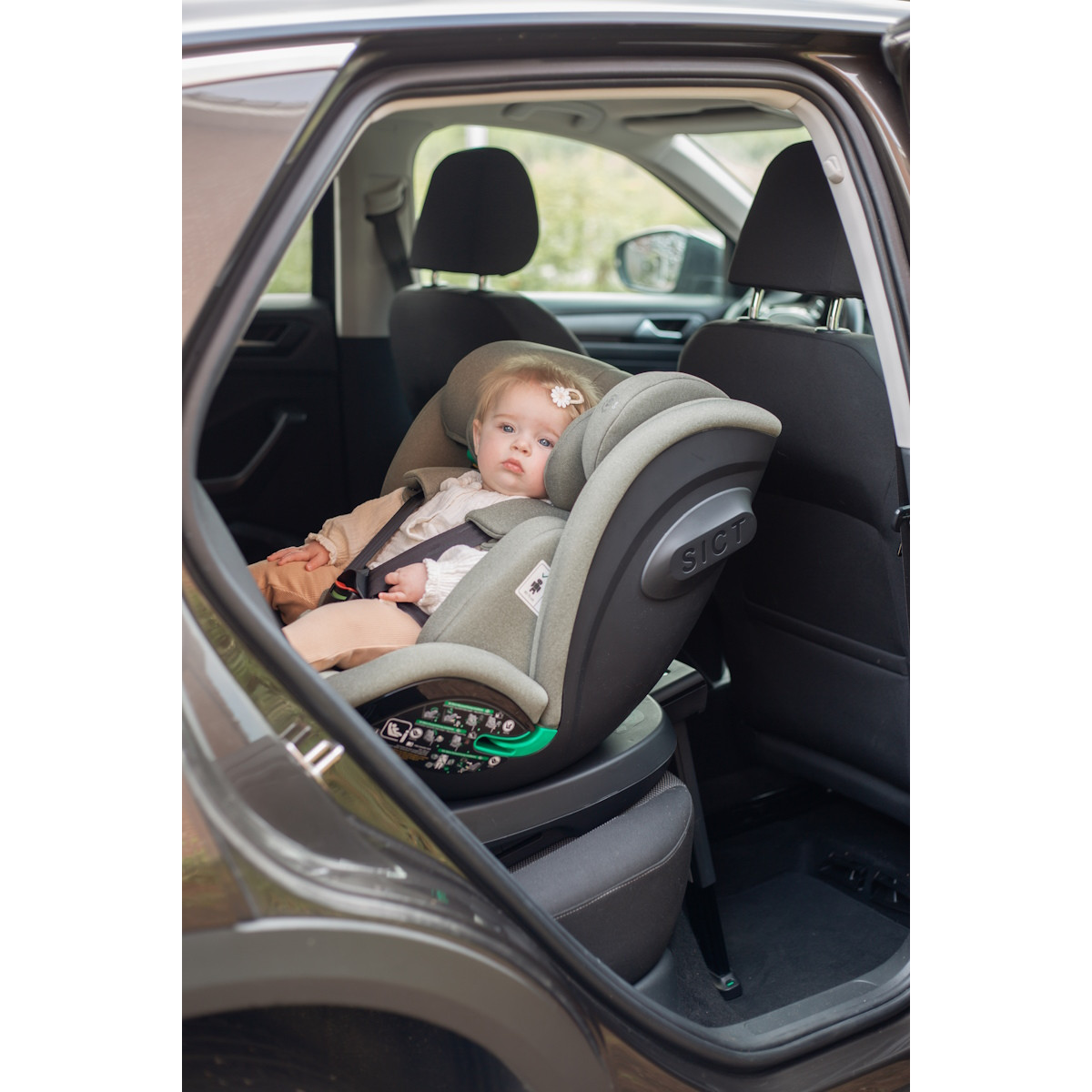 Ding Fynn Black 40-150 cm 360° i-Size Autostoel