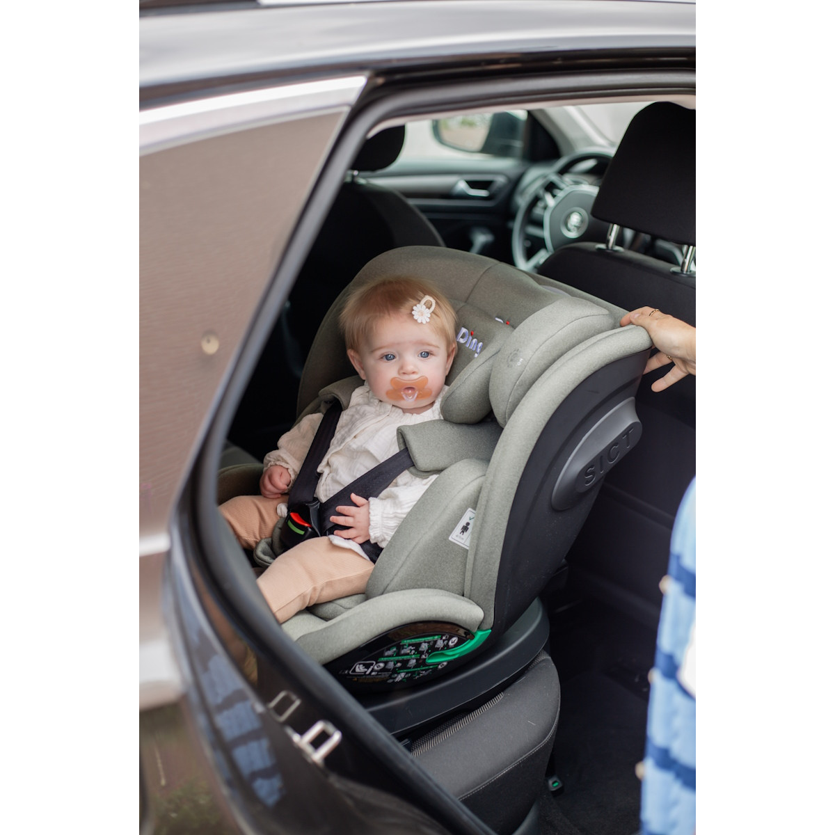 Ding Fynn Grey 40-150 cm 360° i-Size Autostoel