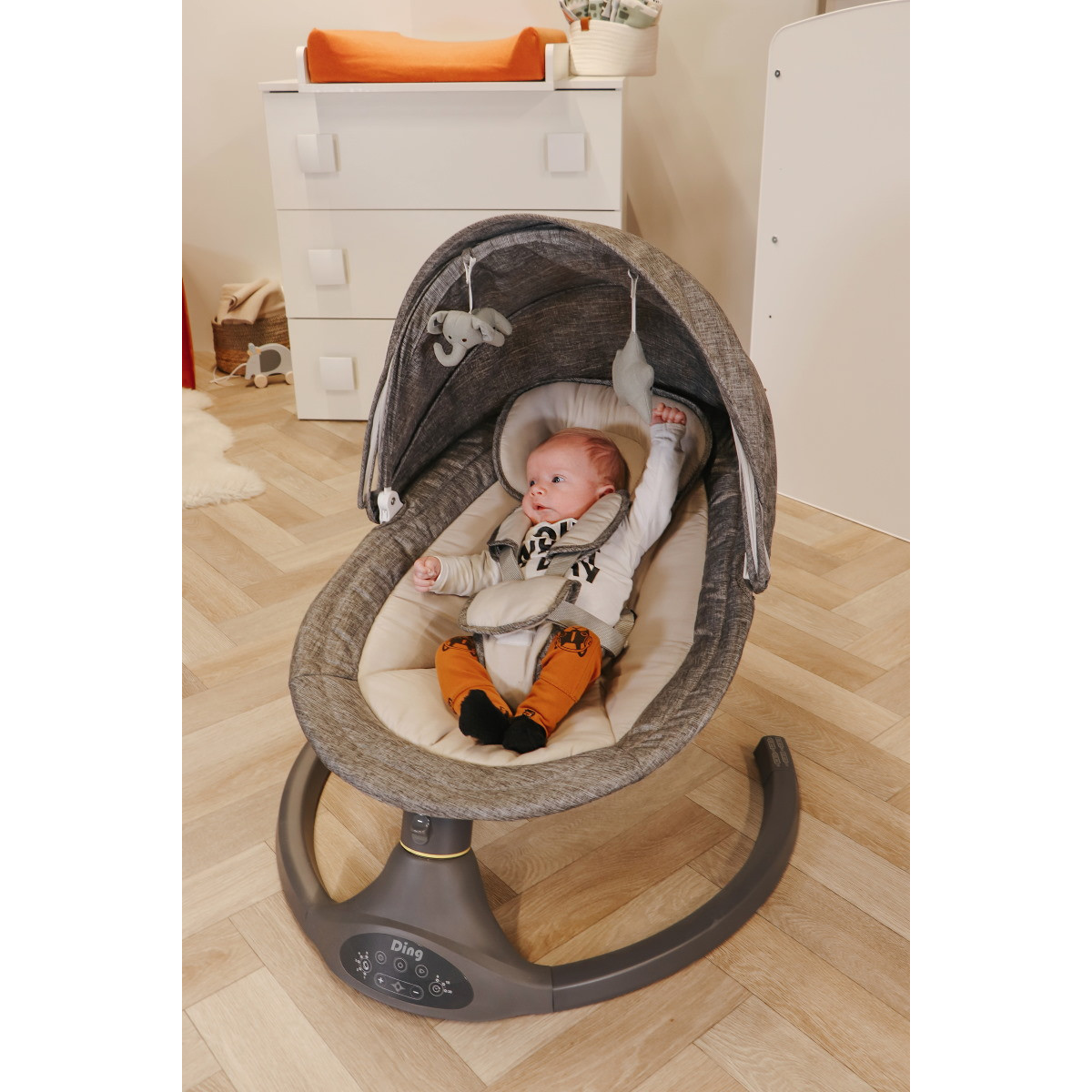 Ding Hugg Grey Swing Babyschommel