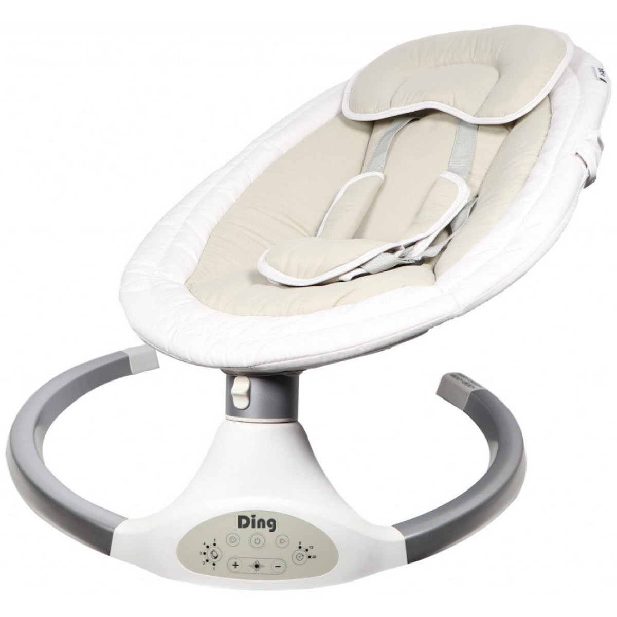 Ding Hugg Silver/White Swing Babyschommel