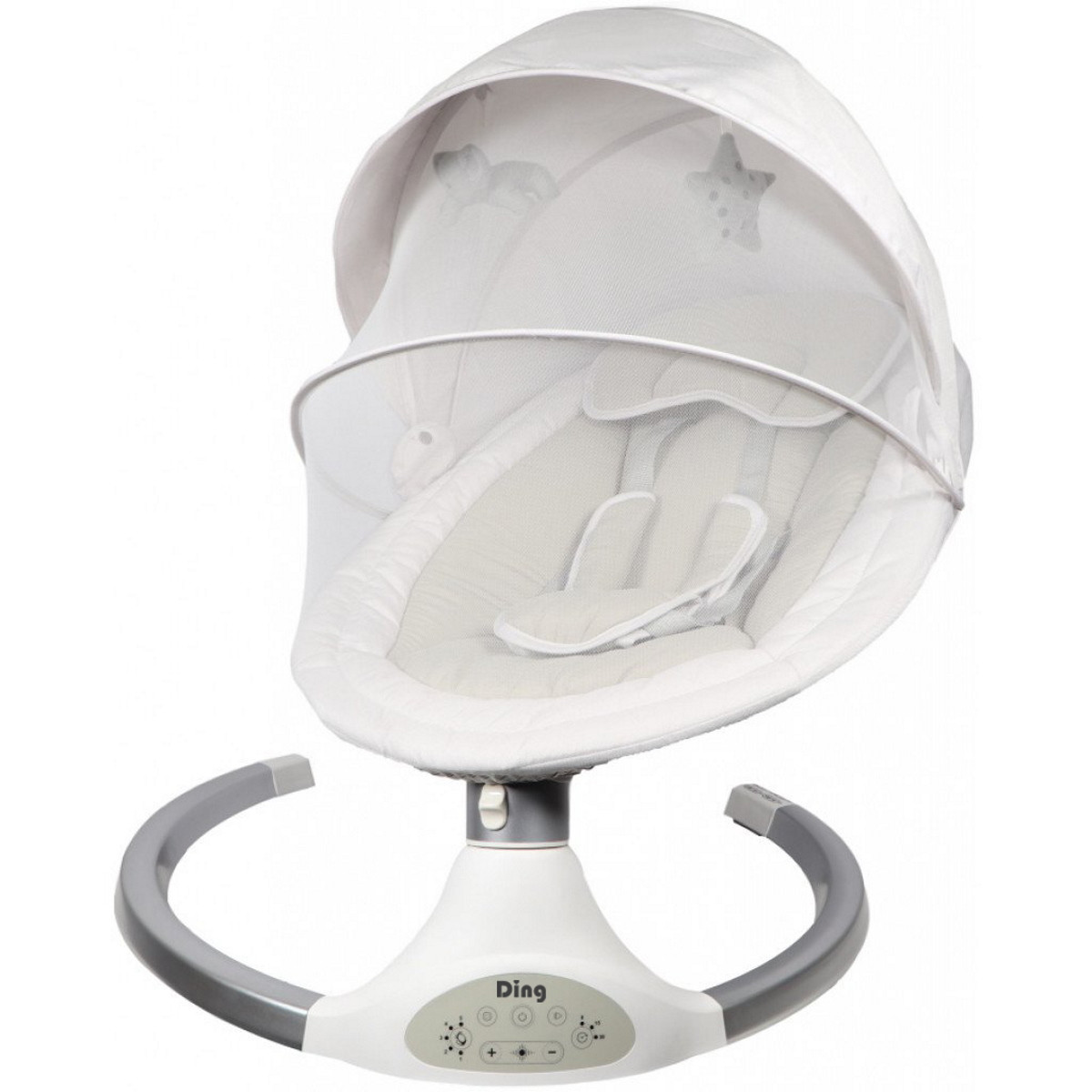 Ding Hugg Silver/White Swing Babyschommel