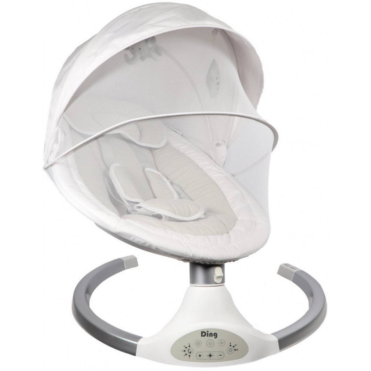 Ding Hugg Silver/White Swing Babyschommel