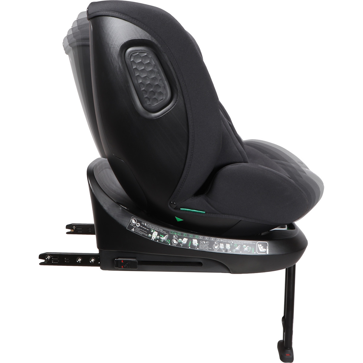 Ding Kai Black 40-150cm 360° i-Size Autostoel