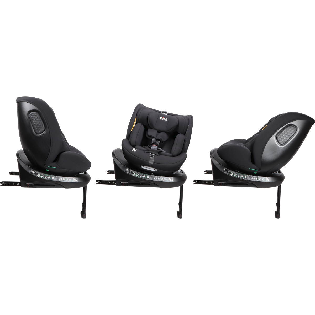 Ding Kai Black 40-150cm 360° i-Size Autostoel