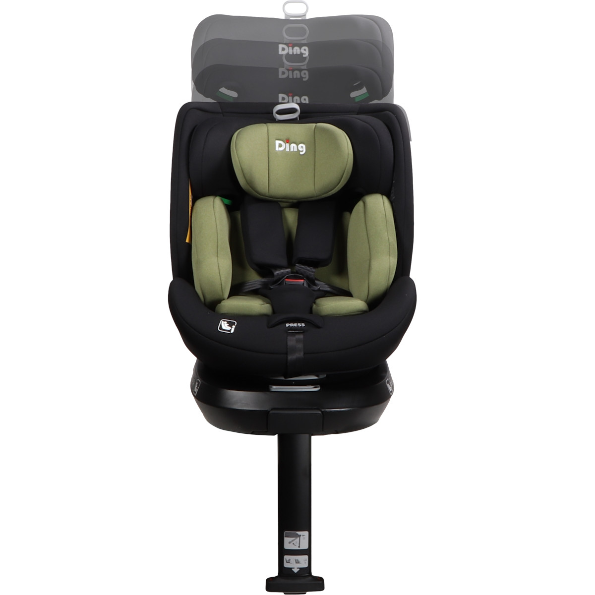 Ding Kai Forest Green 40-150cm 360° i-Size Autostoel