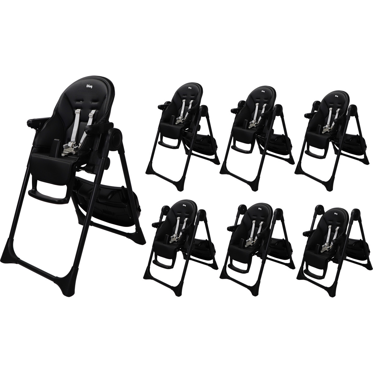 Ding Laze Black Kinderstoel