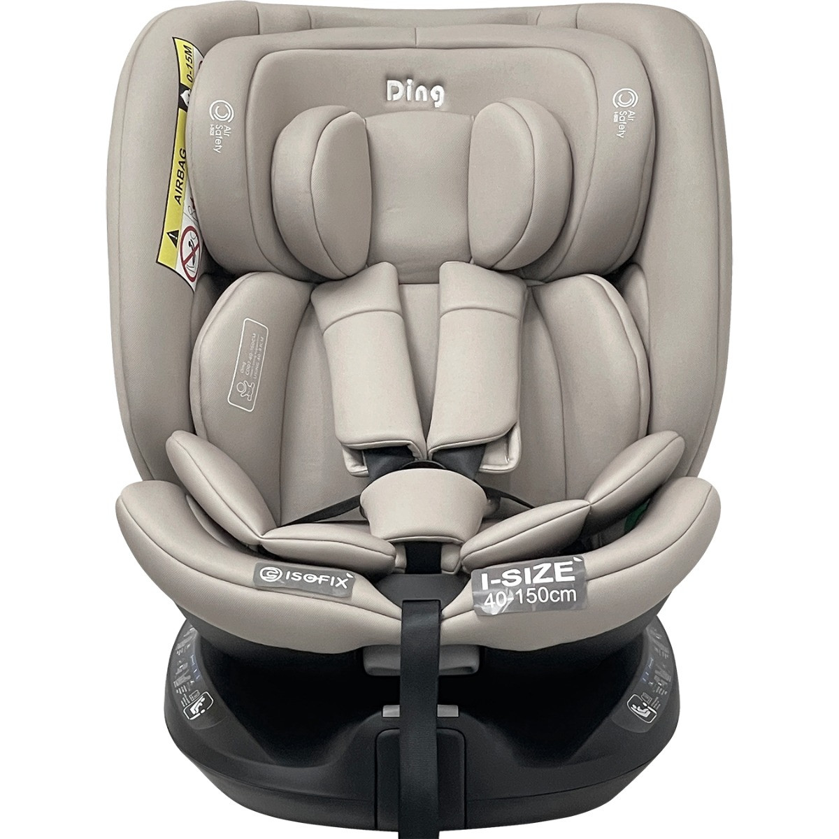 Weekendaanbieding: Ding Mae Taupe 40-150 cm 360° i-Size Autostoel - Set van 2