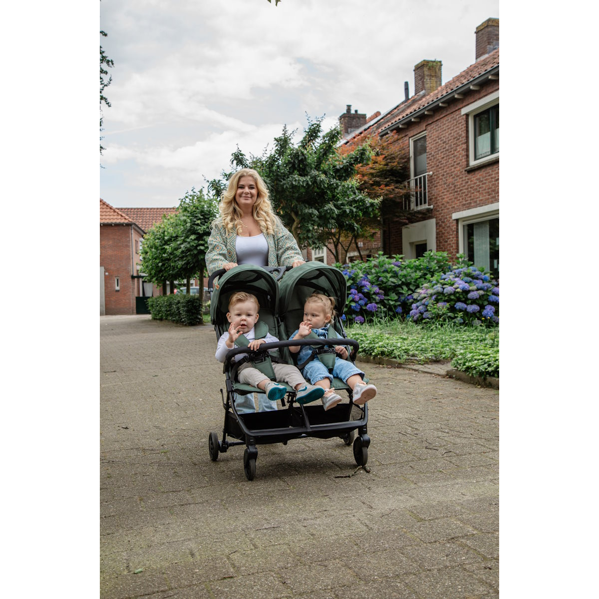 Ding Mellizo Forest Green Duowagen