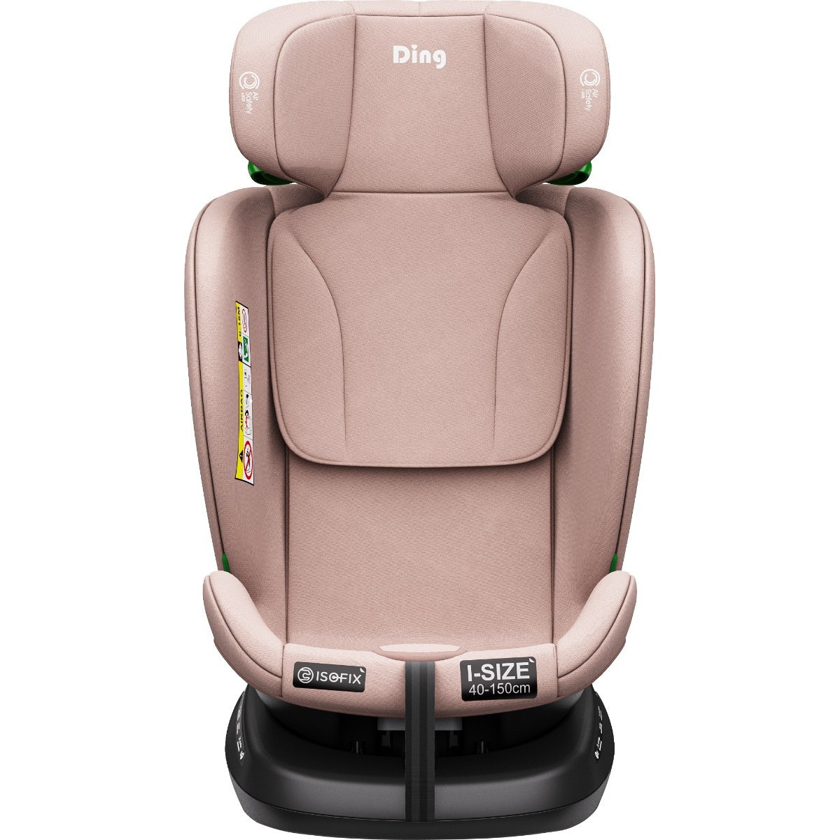 Ding Aiden Pink 40-150 cm 360° i-Size Autostoel - Set van 2