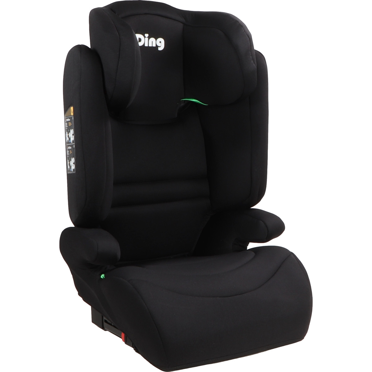 Ding Riley Black Isofix 100-150 cm i-Size Autostoel
