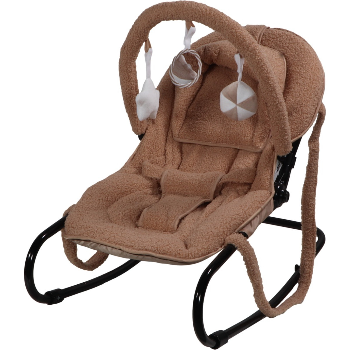 Ding Viggo Bouclé Nougat Wipstoel