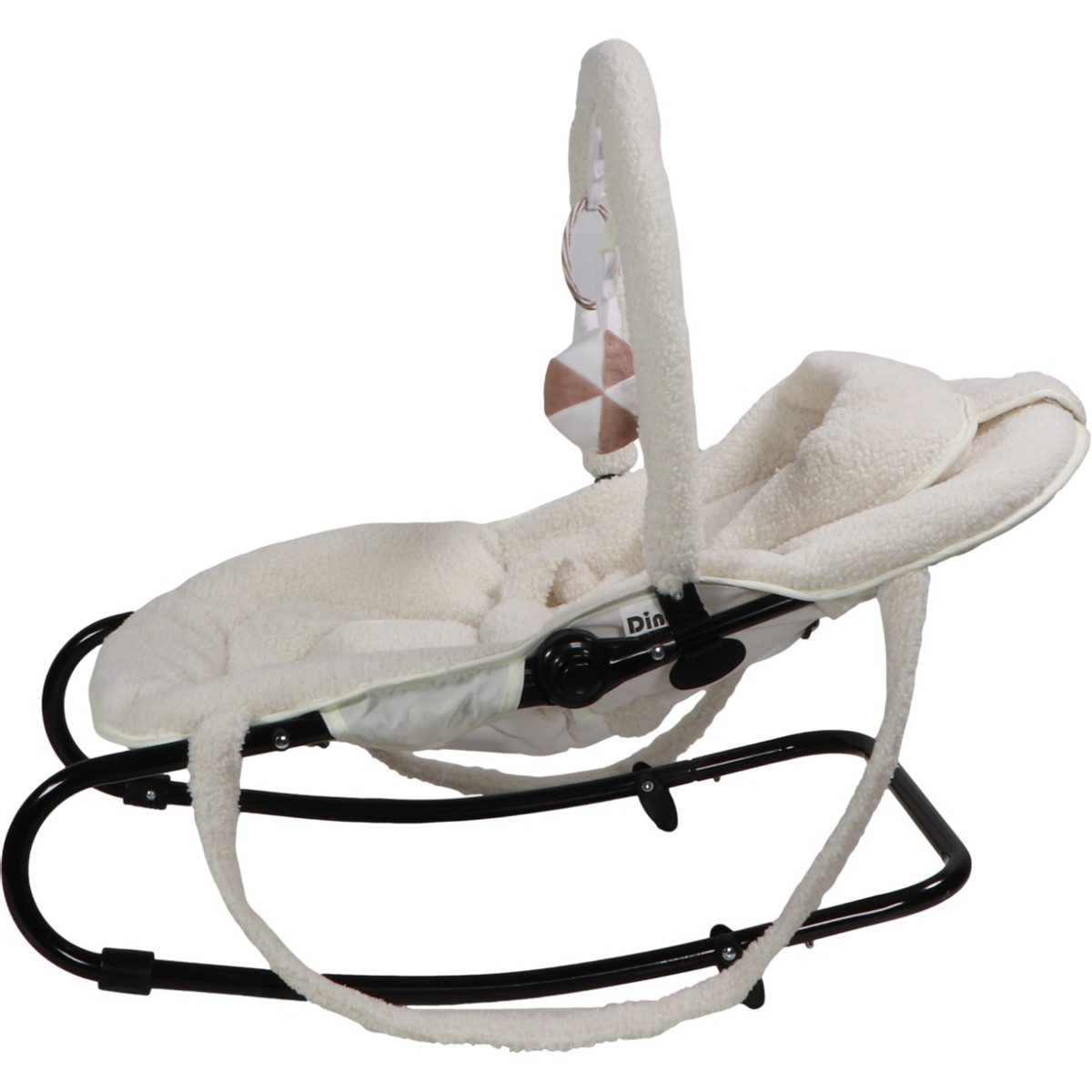 Ding Viggo Bouclé Off-white Wipstoel