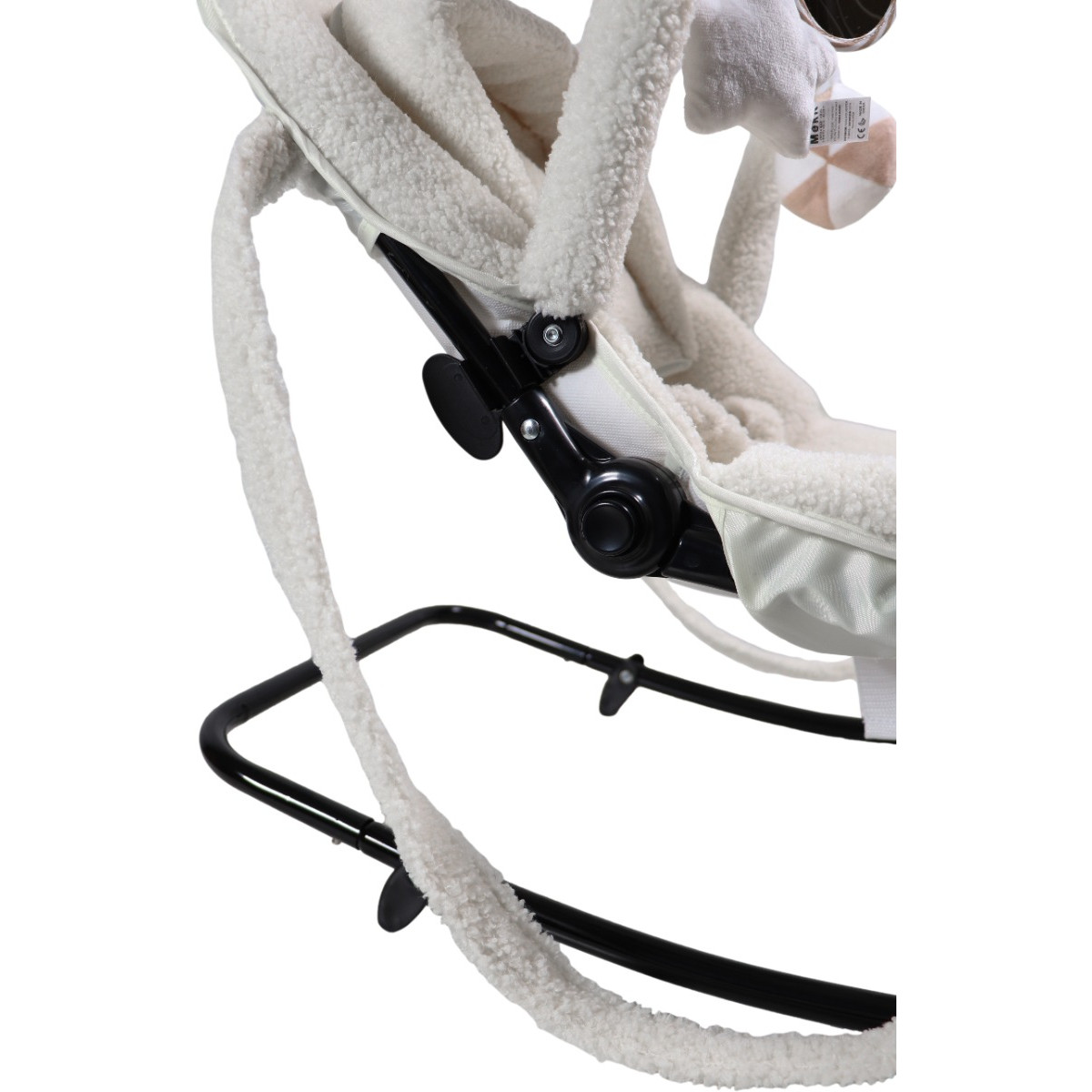 Ding Viggo Bouclé Off-white Wipstoel