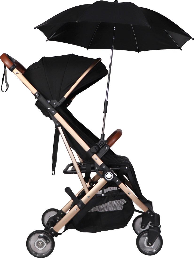 Ding Zwart UV Buggy Parasol
