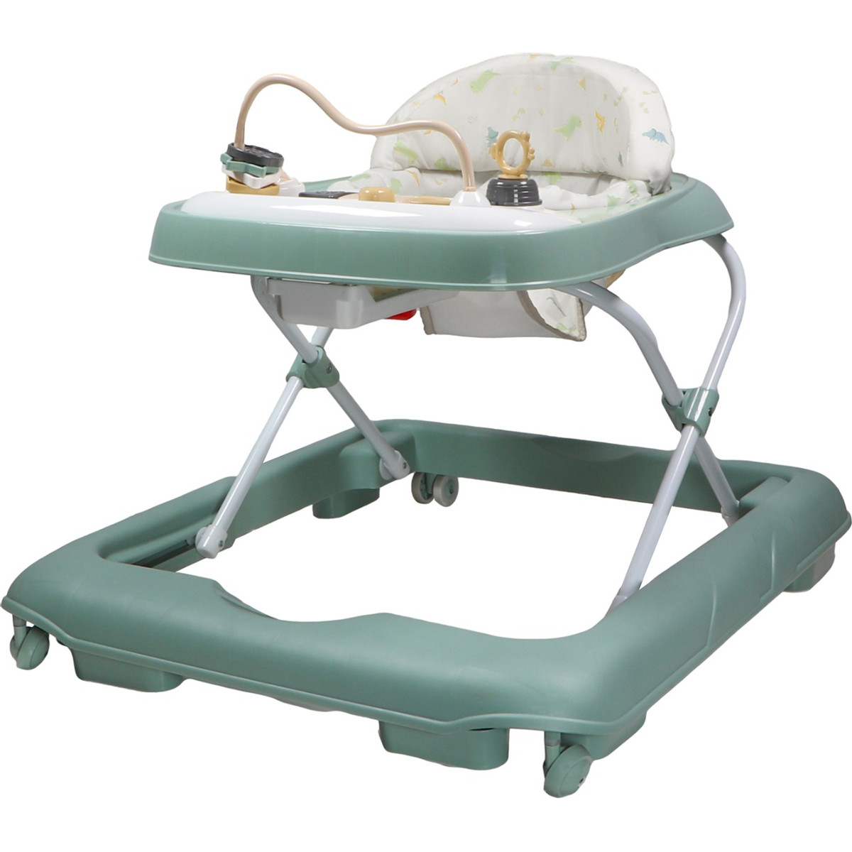 Tryco Baby Walker Dinosaurus Stonegreen Loopstoel