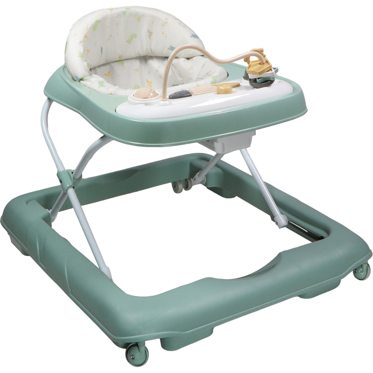 Tryco Baby Walker Dinosaurus Stonegreen Loopstoel