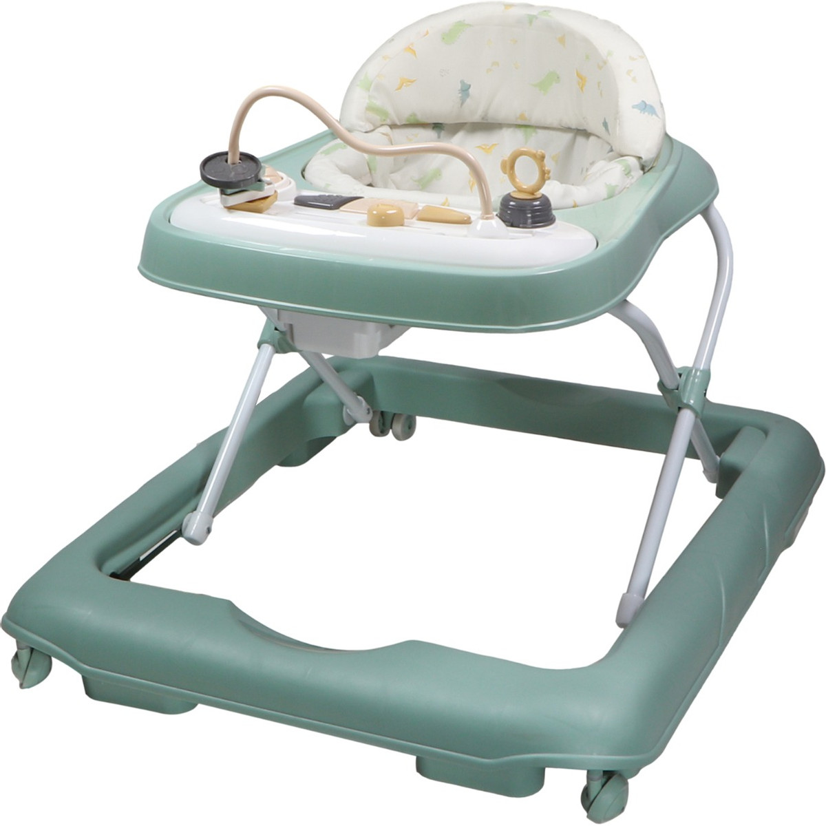 Tryco Baby Walker Dinosaurus Stonegreen Loopstoel