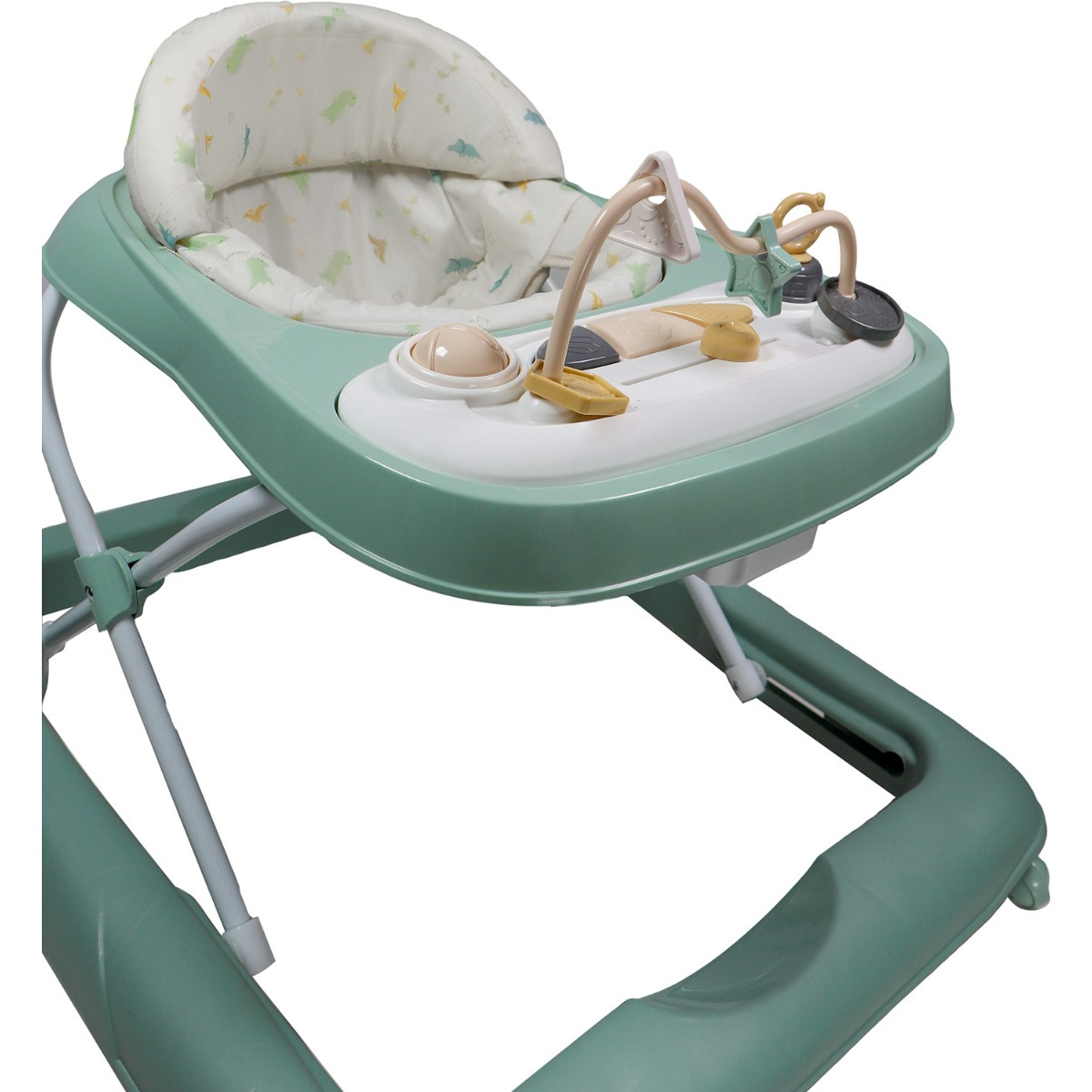 Tryco Baby Walker Dinosaurus Stonegreen Loopstoel