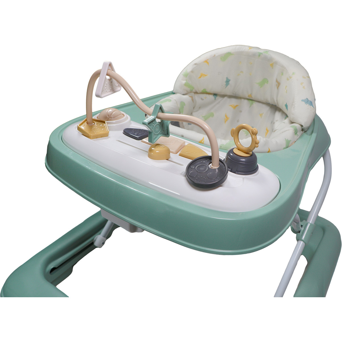 Tryco Baby Walker Dinosaurus Stonegreen Loopstoel