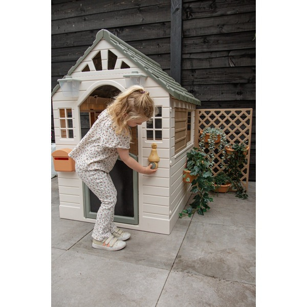 Dolu Garden Wit/Grijs Speelhuisje met Accessoires