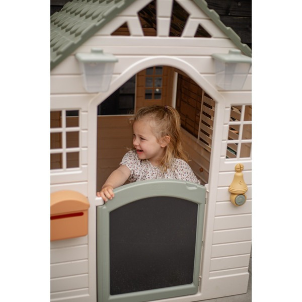 Dolu Garden Wit/Grijs Speelhuisje met Accessoires